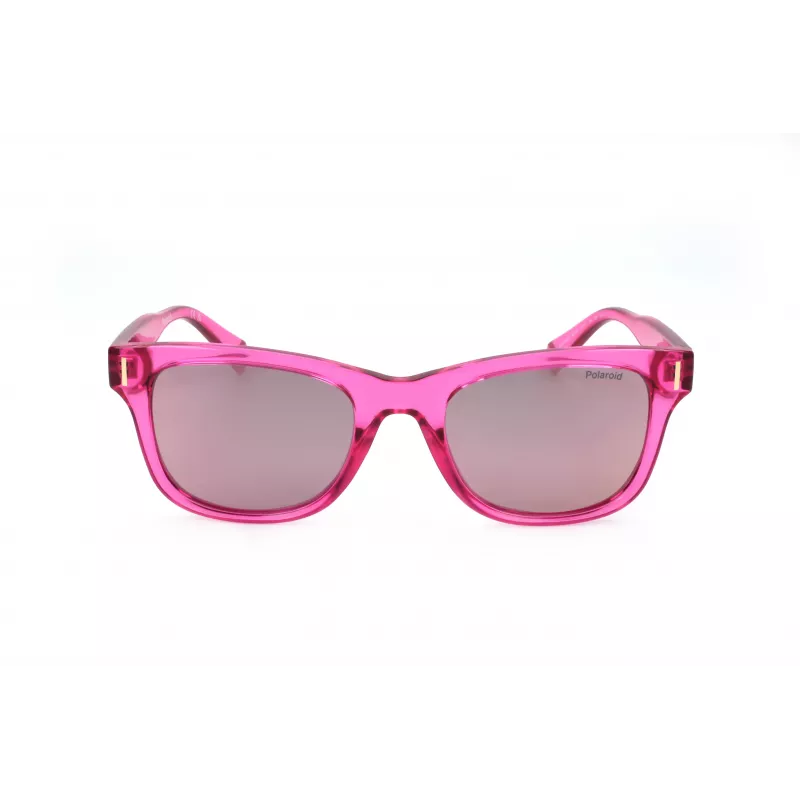 Polaroid PLD6206SMU1 Unisex akiniai - juodas rėmelis, pilki poliarizuoti lęšiai, 51 mm