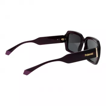POLAROID PLD6223SX54B3 Unisex stačiakampiai akiniai nuo saulės - Havana Brown - 54/19/140 mm