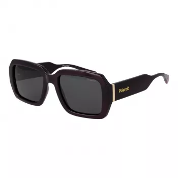 POLAROID PLD6223SX54B3 Unisex stačiakampiai akiniai nuo saulės - Havana Brown - 54/19/140 mm