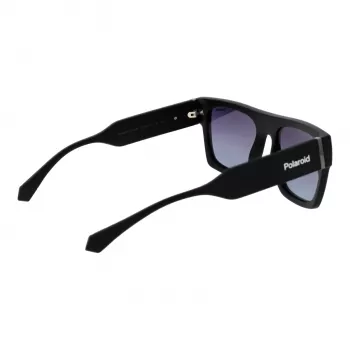 POLAROID PLD6224SX5400 Unisex akiniai nuo saulės Havana kvadratinis rėmelis pilki poliarizuoti lęšiai 54/20/140 mm