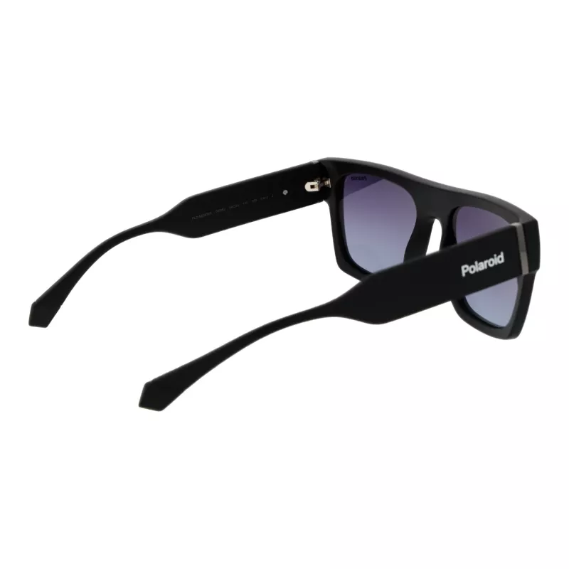 POLAROID PLD6224SX5400 Unisex akiniai nuo saulės Havana kvadratinis rėmelis pilki poliarizuoti lęšiai 54/20/140 mm