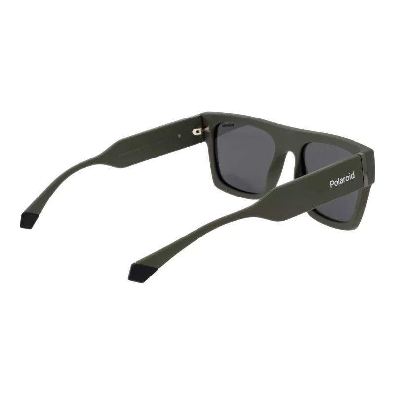 POLAROID PLD6224SX543Y Unisex Rectangular Sunglasses Havana Green 54mm