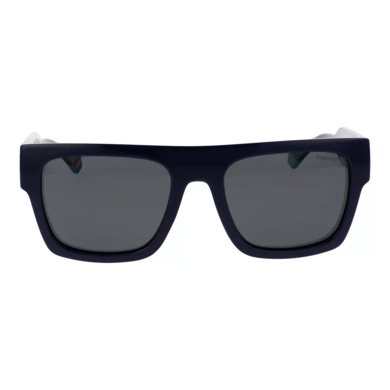 Polaroid PLD6224SX54PJ Unisex akiniai nuo saulės - Juodas rėmelis, pilki poliarizuoti lęšiai 54 mm