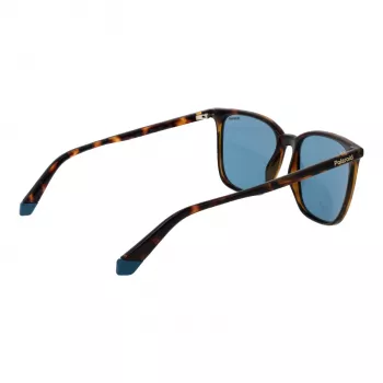 POLAROID PLD6226S54086 Moteriški akiniai nuo saulės Havana Brown stačiakampiai poliarizuoti 54mm