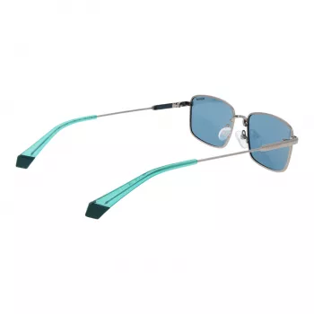 Polaroid PLD6227SX566L Unisex akiniai nuo saulės Havana kvadratinis rėmelis žali poliarizuoti lęšiai 56mm