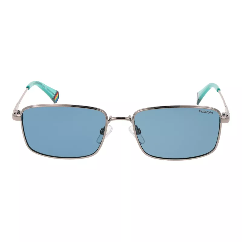 Polaroid PLD6227SX566L Unisex akiniai nuo saulės Havana kvadratinis rėmelis žali poliarizuoti lęšiai 56mm