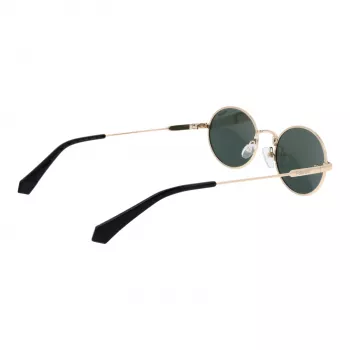POLAROID PLD6228SX532M Unisex stačiakampiai akiniai nuo saulės - rudi Havana rėmeliai, rudi poliarizuoti lęšiai, 53 mm