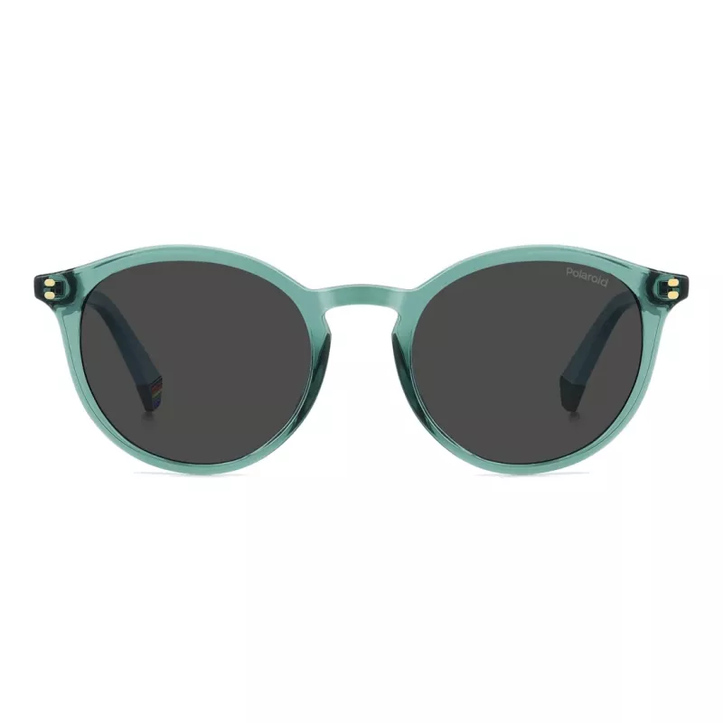 Polaroid PLD6233S1ED Unisex akiniai - Juodas rėmelis, pilki poliarizuoti lęšiai