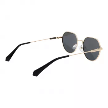 Polaroid PLD6236SX54RH Unisex stačiakampiai akiniai nuo saulės - Havana rėmelis, rudi lęšiai 54mm