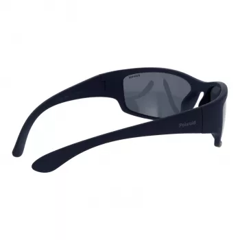 Polaroid PLD7005S63863 Unisex Rectangle Sunglasses - Black/Grey - Polarized UV400