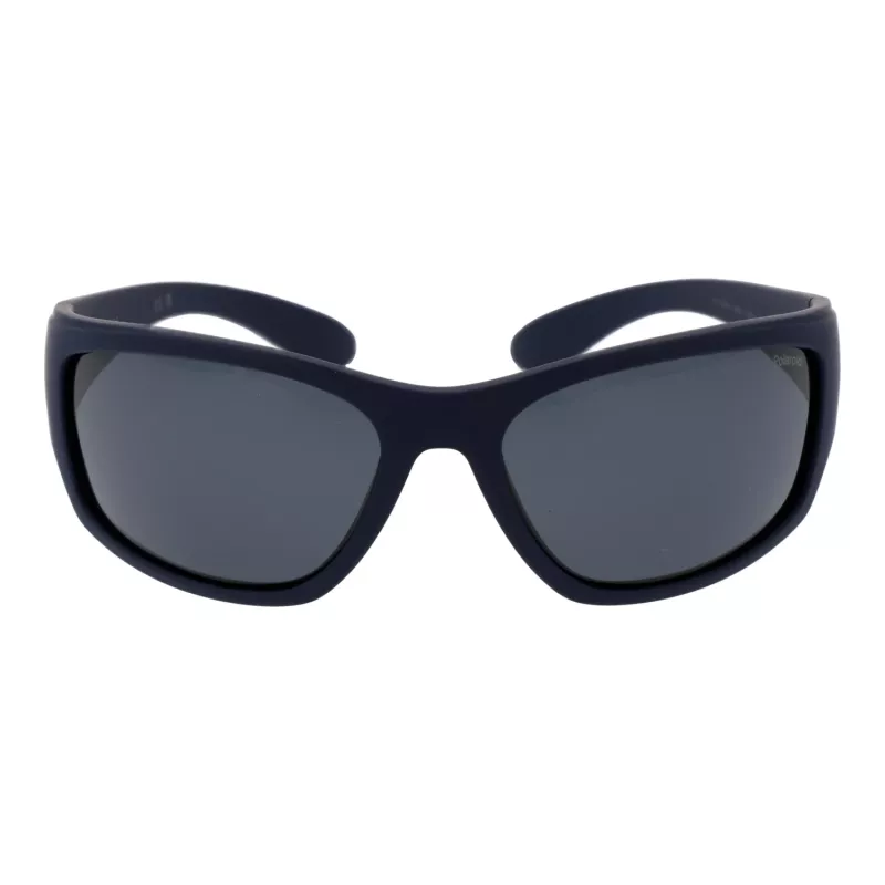 Polaroid PLD7005S63863 Unisex Rectangle Sunglasses - Black/Grey - Polarized UV400