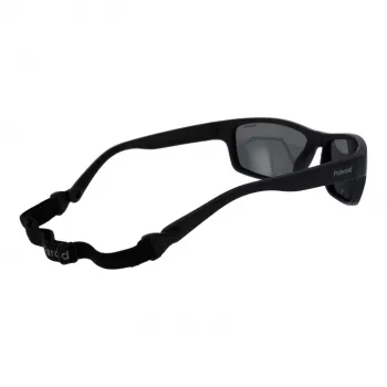 POLAROID PLD7037S60807 Unisex Pilot Akiniai - Pilki Lęšiai - Juodas Rėmelis