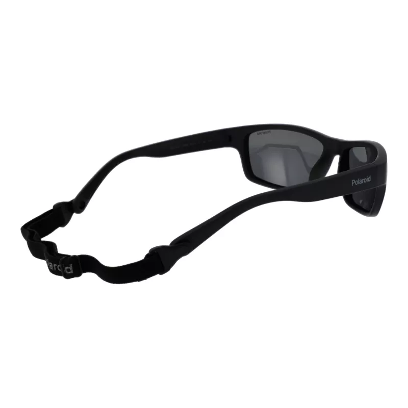 POLAROID PLD7037S60807 Unisex Pilot Akiniai - Pilki Lęšiai - Juodas Rėmelis