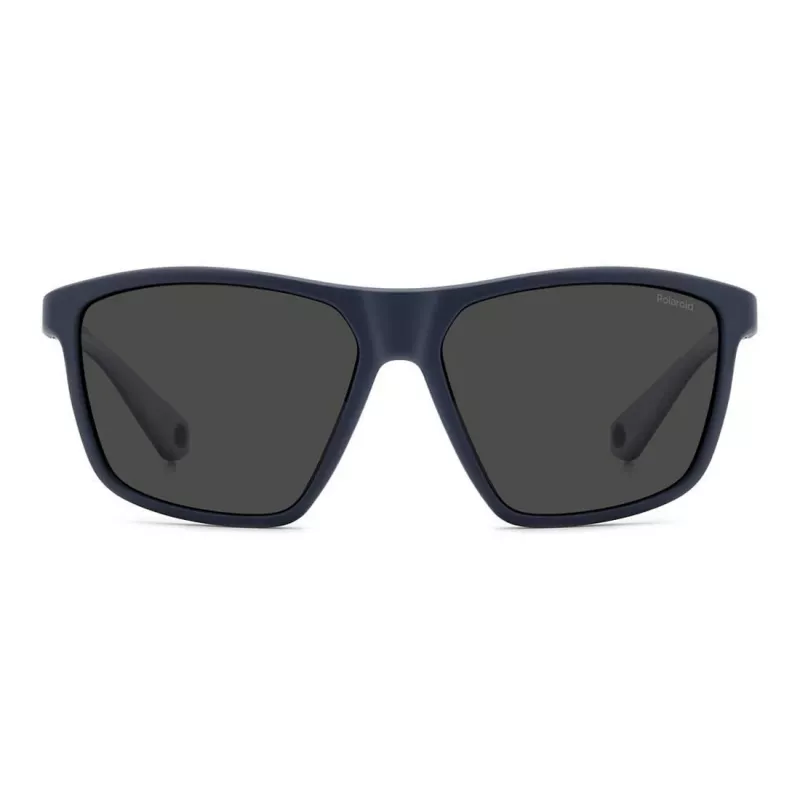 POLAROID PLD7040SFLL Vyriški akiniai nuo saulės - Juodas rėmelis, pilki poliarizuoti lęšiai, 59 mm