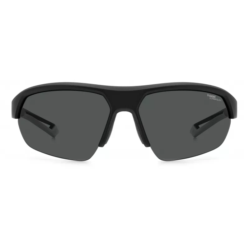 POLAROID PLD7048S003G6 Unisex Pilot Akiniai Juodi Pilki Poliarizuoti