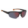 Polaroid PLD7048S8LZG6 Unisex Pilot akiniai - pilki lęšiai, juodas rėmelis