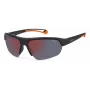 Polaroid PLD7048S8LZG6 Unisex Pilot akiniai - pilki lęšiai, juodas rėmelis
