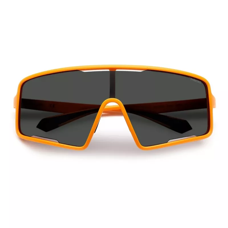 POLAROID SPORT PLD7045S2M5 Vyriški poliarizuoti sportiniai akiniai nuo saulės - 99 mm lęšiai, 130 mm kodinėlė