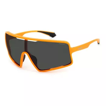 POLAROID SPORT PLD7045S2M5 Vyriški poliarizuoti sportiniai akiniai nuo saulės - 99 mm lęšiai, 130 mm kodinėlė