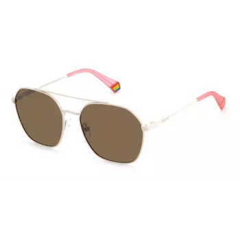POLAROID Unisex PLD6172S10ASP Akiniai nuo saulės - Juodas rėmelis, pilki lęšiai, 57 mm