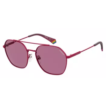 POLAROID Unisex PLD6172SQHO Akiniai - Poliarizuoti UV400 apsauga - Kvadratinis rėmelis 57mm