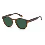 POLAROID Unisex PLD6175S086UC Akiniai Havana Rudi Poliarizuoti 51mm