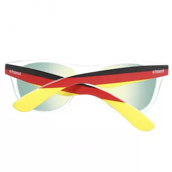 Polaroid Unisex Akiniai S8443-CWY - Klasikinis kvadratinis rėmelis, poliarizuoti pilki lęšiai, 55 mm