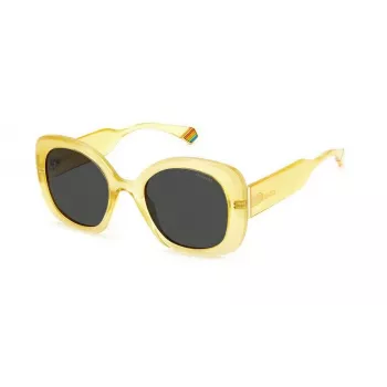 Polaroid Women's PLD6190S40G Havana Green Polarized Sunglasses 52mm