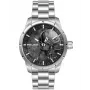 POLICE vyriškas PL15715JS-78M chronografo kvarcinis laikrodis, 46 mm, ginklų metalo spalvos ciferblatas, plieninė tinklelio apyrankė