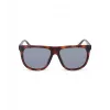 POLICE vyriški stačiakampiai poliarizuoti akiniai nuo saulės SPLN33V59878P - Havana acetato rėmelis, rudi lęšiai, 59 mm