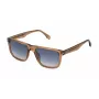 POLICE Vyriški akiniai nuo saulės SPLQ83-560805 - stačiakampis acetatinis rėmelis, UV400 apsauga, 56 mm lęšiai