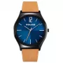 Vyriškas laikrodis Police PL15918JSB03 44mm Nerūdijantis plienas Oda Juodas