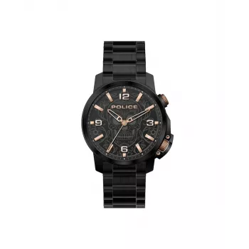 POLICE Vyriškas laikrodis Ranger PEWJJ2110001 44mm Nerūdijantis plienas Kvarcinis Analoginis