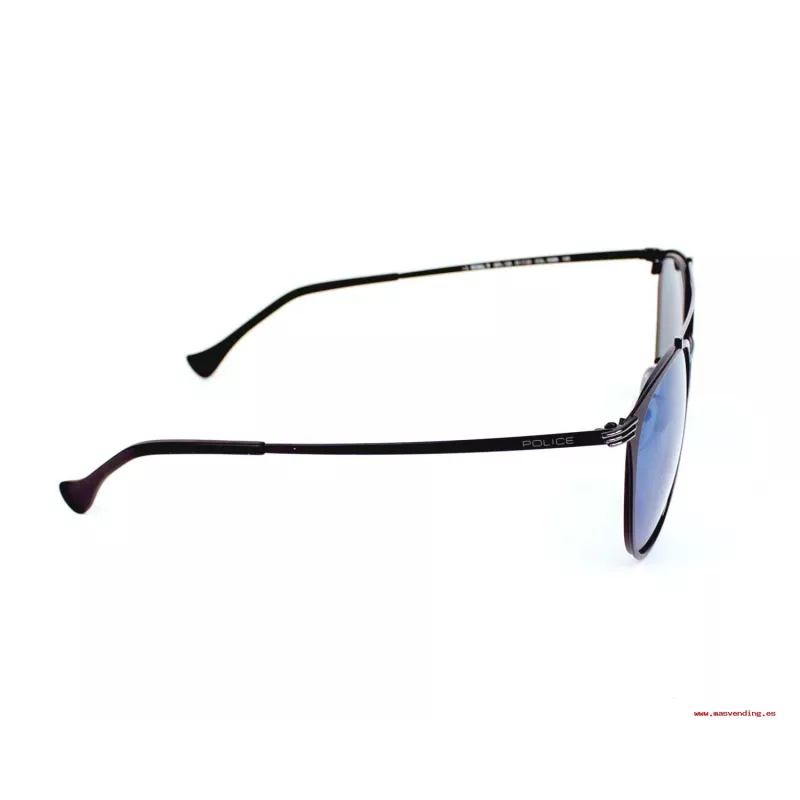POLICE SPL15651599B Unisex akiniai - stačiakampis plastikinis rėmelis UV400