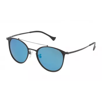 POLICE SPL15651599B Unisex akiniai - stačiakampis plastikinis rėmelis UV400