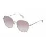 POLICE SPL93357SNCX Moteriški akiniai nuo saulės - Havana acetato rėmelis, rudi polikarbonatiniai lęšiai, 57 mm