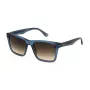 POLICE SPLN35M550955 Vyriški akiniai nuo saulės Havana acetato rėmelis rudi lęšiai 55/19/145 mm