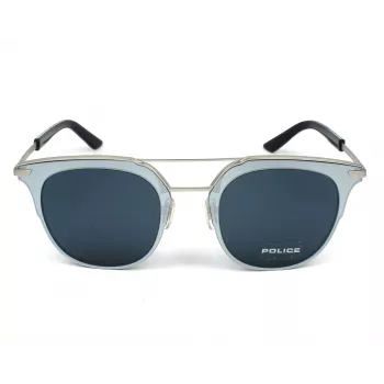 POLICE Unisex SPL584-0581 Akiniai (50/22/145 mm) Juodas Rėmas Pilki Lęšiai UV400