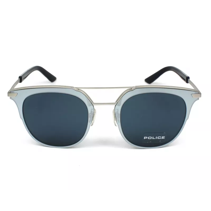 POLICE Unisex SPL584-0581 Akiniai (50/22/145 mm) Juodas Rėmas Pilki Lęšiai UV400