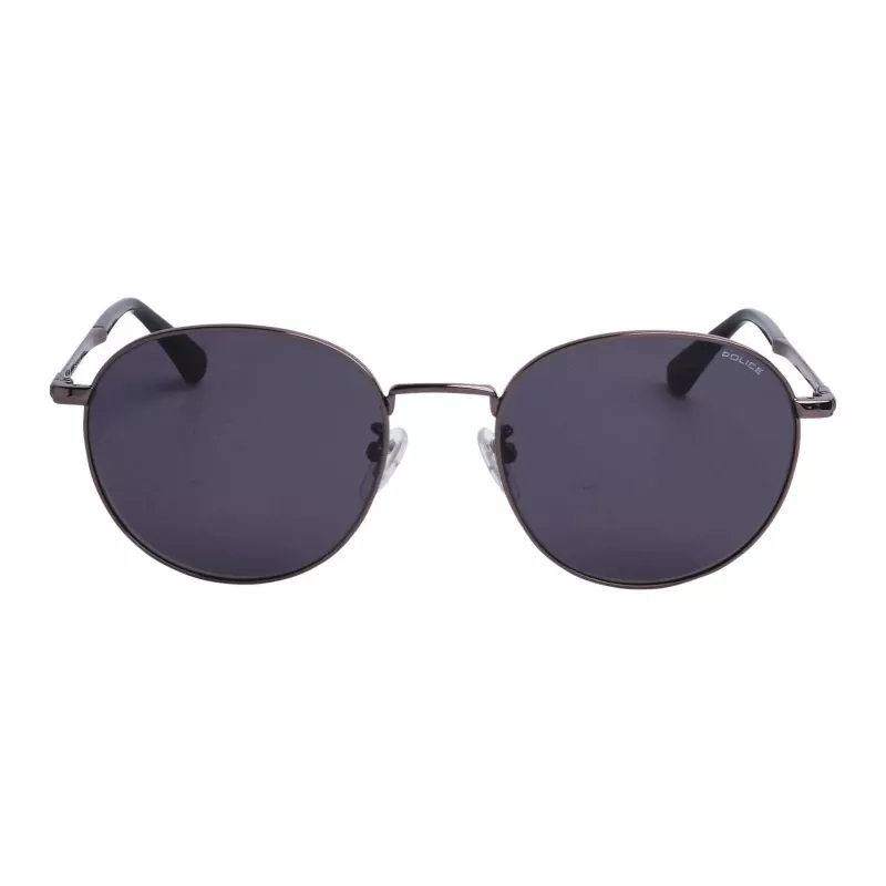 POLICE Unisex SPLD94M530613 Akiniai - Blizgantis juodas rėmas, dūminiai lęšiai 53/19/140 mm