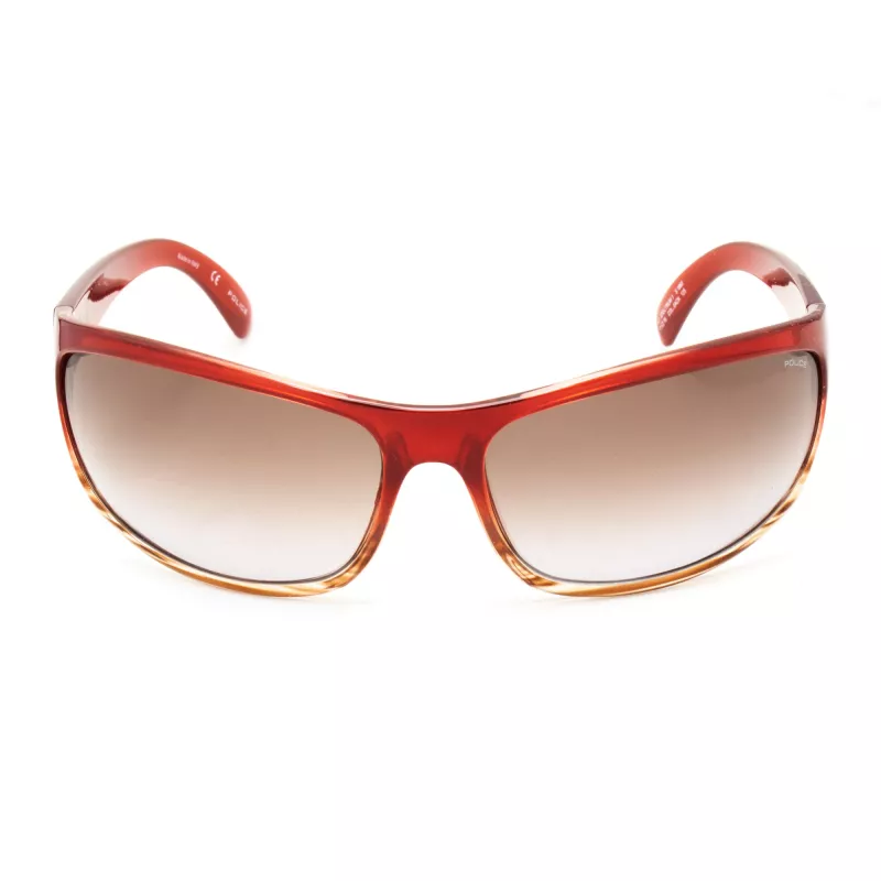 POLICE Unisex Akiniai S1863M710ACN Havana/Rudas Acetato Rėmas Rudos Gradientinės Lęšiai 71mm