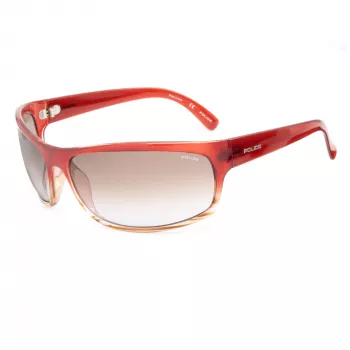 POLICE Unisex Akiniai S1863M710ACN Havana/Rudas Acetato Rėmas Rudos Gradientinės Lęšiai 71mm