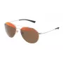 POLICE Unisex akiniai nuo saulės S8953V570300 Pilot Acetate Juoda Pilka 57mm