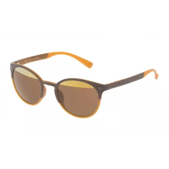 POLICE Unisex akiniai nuo saulės SPL162V506L2H Havana acetatinis rėmas, rudi gradientiniai lęšiai, 50 mm