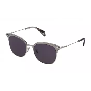 POLICE Moteriški katinuko formos akiniai nuo saulės SPL62253579B Havana Brown Gradient 53mm