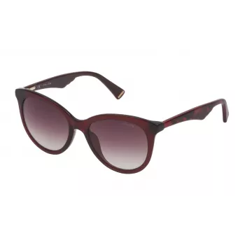 Police moteriški katės akies akiniai nuo saulės SPL7595207DW Havana Brown Gradient 52mm