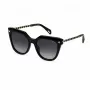 POLICE moteriški stačiakampiai acetatiniai akiniai nuo saulės SPLN63-530700, Havana/Ruda, 53mm