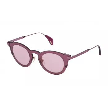 POLICE Moteriški Akiniai nuo Saulės SPL6244605AA Havana Acetatas Rudas Gradientas 46mm