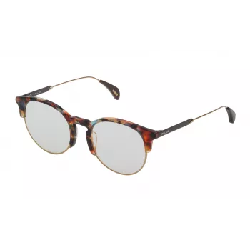 POLICE moteriški akiniai nuo saulės SPL73851758R Havana Acetate Brown Gradient 51mm