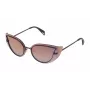 Police moteriški akiniai nuo saulės SPL939H86X Havana acetatas rudi gradientiniai 63mm